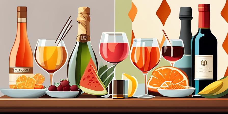 Collage de golosinas y aperitivos: una explosión de sabores y colores