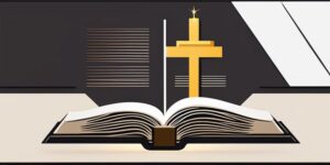 Biblia abierta con luz reconfortante
