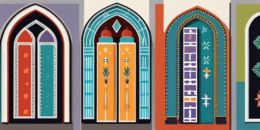 Cajas decoradas con elementos religiosos y personales de distintos tamaños y colores