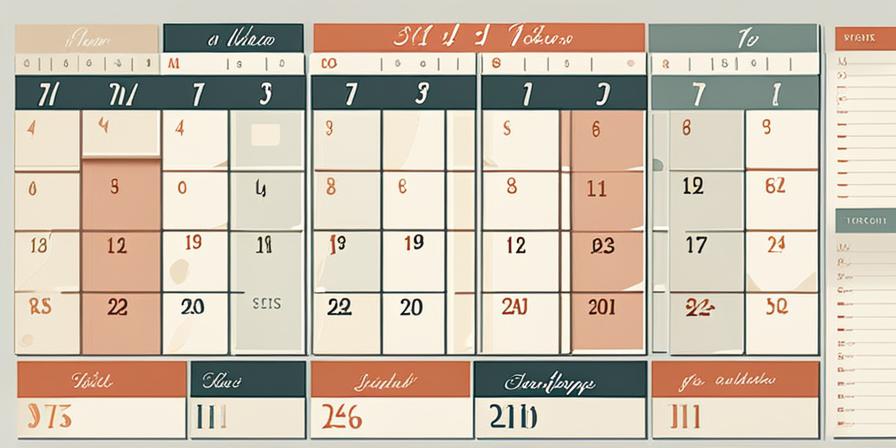 Calendario con fechas resaltadas y tachadas