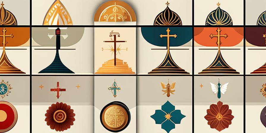 Collage de estampas religiosas creativas