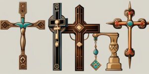 Cruces de primera comunión en diferentes materiales