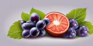 Ensalada fresca y colorida con uvas y personas felices