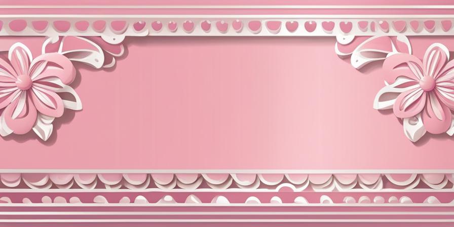 Etiqueta blanca con lazo decorativo en jabón rosa