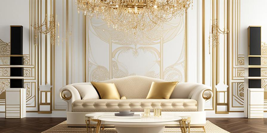 Invitación elegante con fondo blanco y detalles dorados
