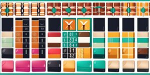 Jabones de colores en forma de cruz con nombres