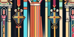 Marcapáginas religiosos con cruces y colores vibrantes para un regalo