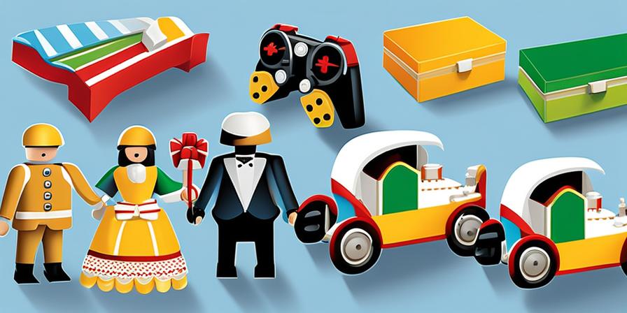 Figuras de Playmobil rodeadas de regalos
