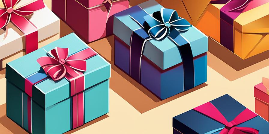Cajas de regalo coloridas y creativas