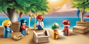 Caja de regalo con sets de Primera Comunión de Playmobil