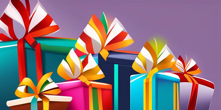 Velas de colores en una caja de regalo