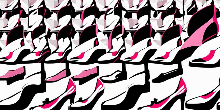 Zapatos blancos con lazo rosa