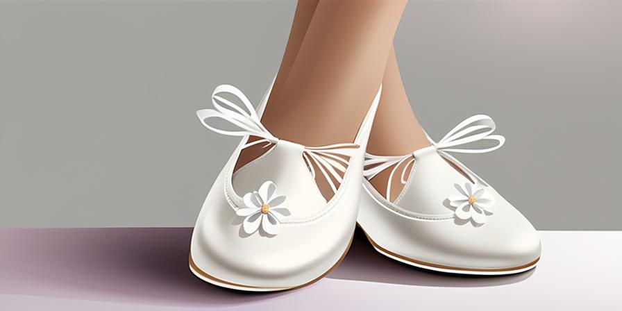Zapatos blancos de primera comunión para niñas